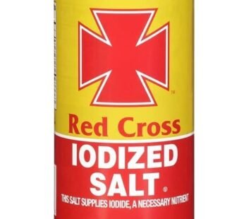 Red Cross Iodized Salt (26oz)