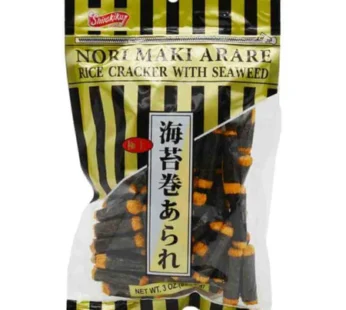 Shirakiku Nori Maki Arare Rice Cracker with Seaweed (3oz)