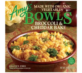 Amy’s Broccoli & Cheddar Bake Bowls (9.5oz)