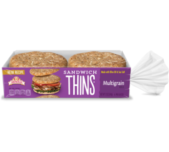 Arnold Sandwich Thins 100% Multigrain (6pc)