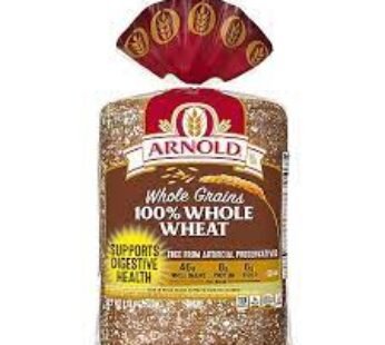 Arnold Whole Grain 100% Whole Wheat Bread Sliced (1lb)