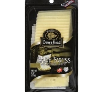 Boar’s Head Swiss Cheese Sliced (8oz)