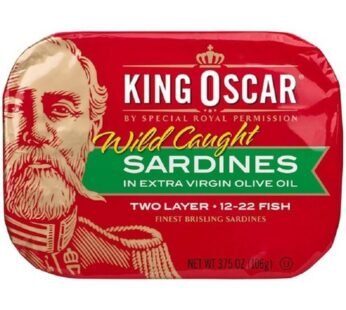 King Oscar Wild Caught Sardines in Extra Virgin Olive Oil (3.75oz)