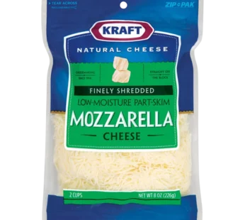 Kraft Mozzarella Cheese Finely Shredded (8oz)