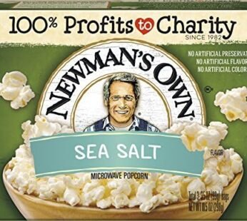 Newman’s Own Sea Salt Popcorn (3oz)