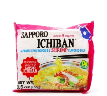 Sapporo Ichiban Japanese Style Noodles Shrimp Flavored (3.5oz)